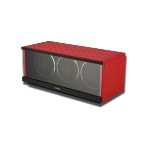 Watch Winder - Swiss Series 3 Red-1-Watch Box Studio