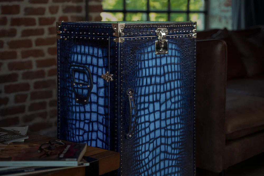 Watch Winder - Trunk CP Patina Blue-7-Watch Box Studio