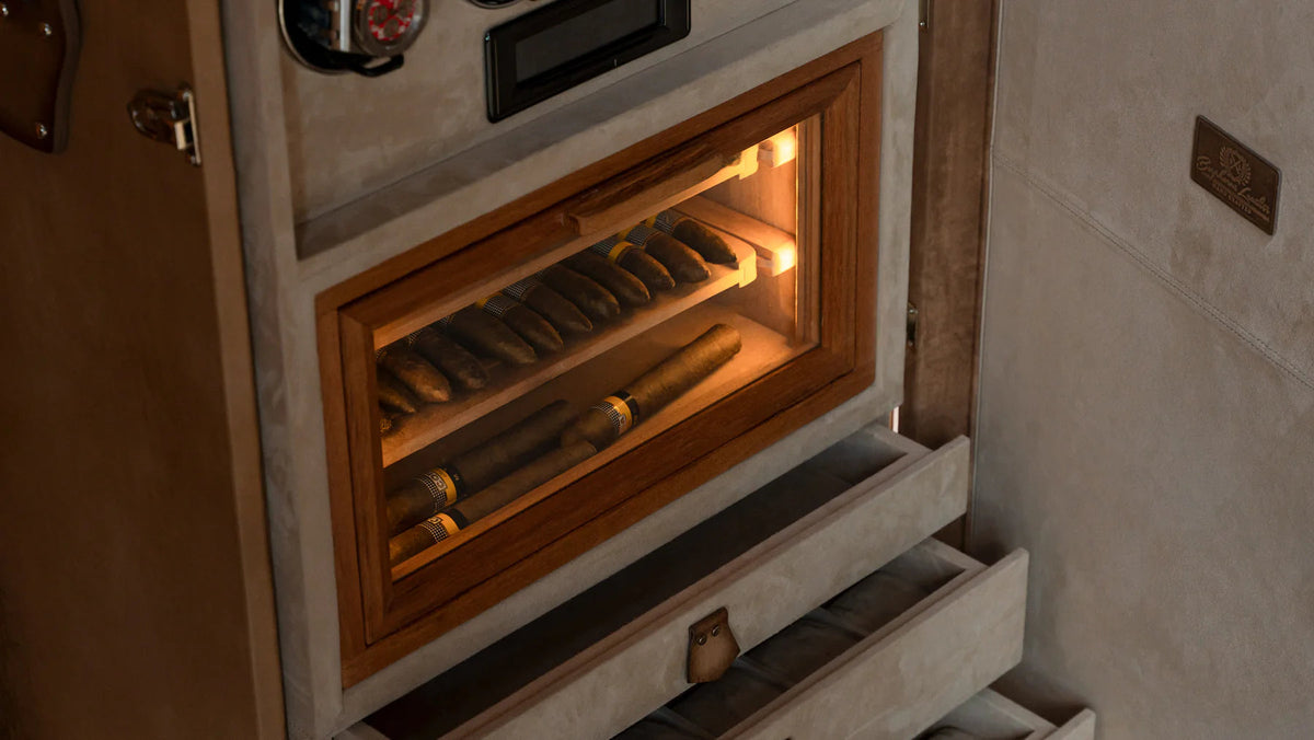 Watch Winder - Trunk Patina Honey Brown-3-Watch Box Studio