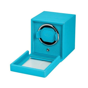 Watch Winder - Turquoise Cube Cover-2-Watch Box Studio