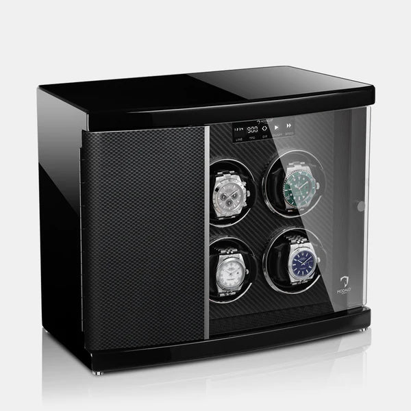 Watch Winder - Walnus Carbon-1-Watch Box Studio