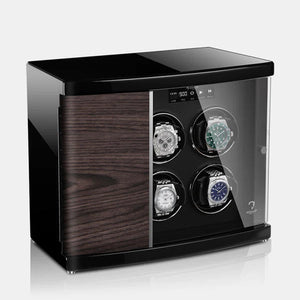 Watch Winder - Walnus Macassar-1-Watch Box Studio