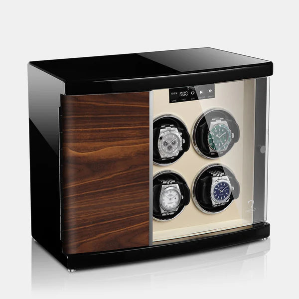 Watch Winder - Walnus Walnut-1-Watch Box Studio