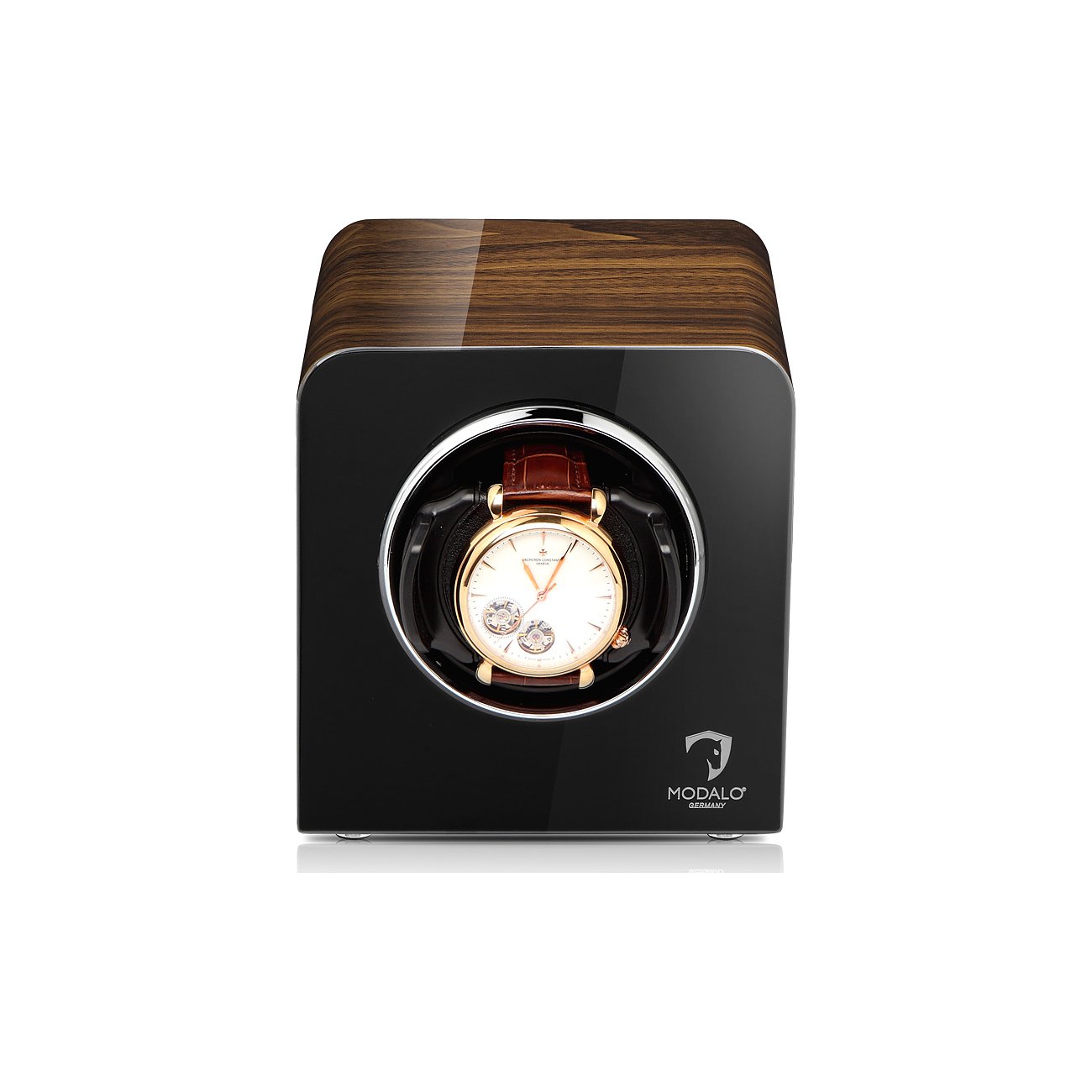 Watch Winder - Walnut Bedside-1-Watch Box Studio