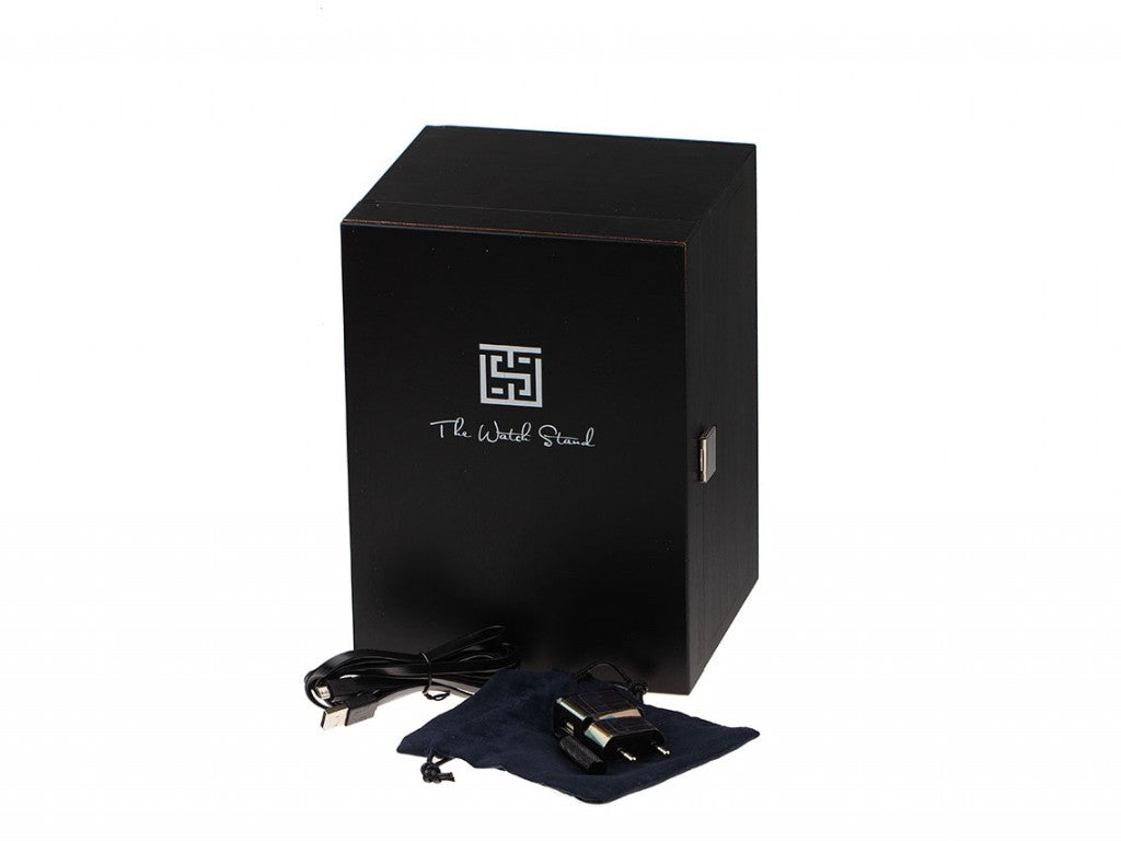 Watch Winder - White Marble-4-Watch Box Studio