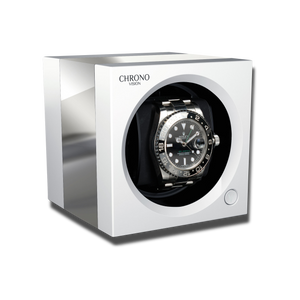 Watch Winder - White Piano One-1-Watch Box Studio