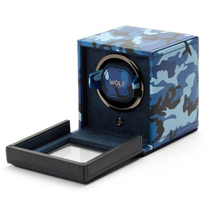 Watch Winder - Wolf Element Water-1-Watch Box Studio