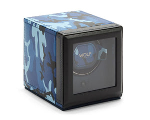 Watch Winder - Wolf Element Water-3-Watch Box Studio