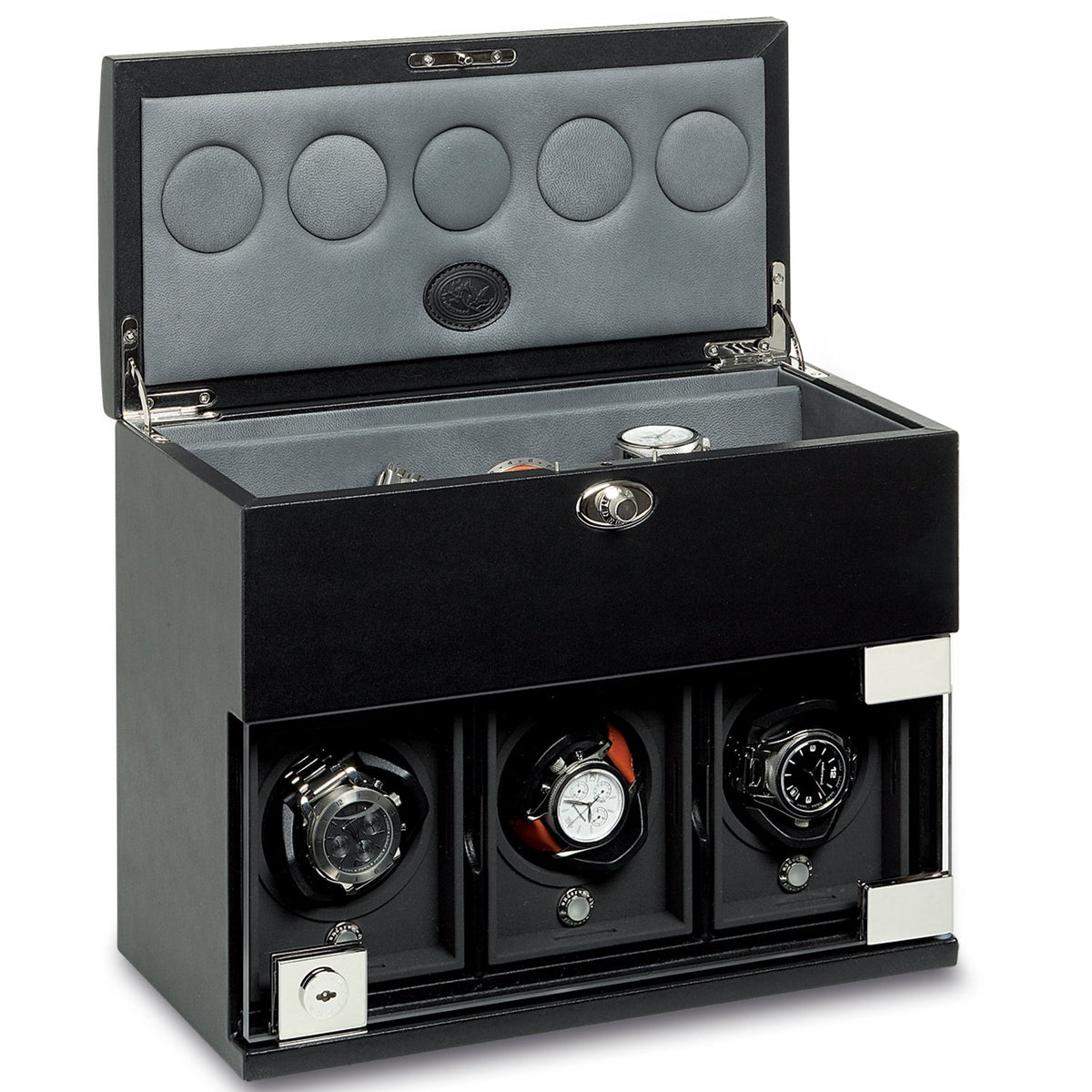 Watch Winder - World Leather-1-Watch Box Studio
