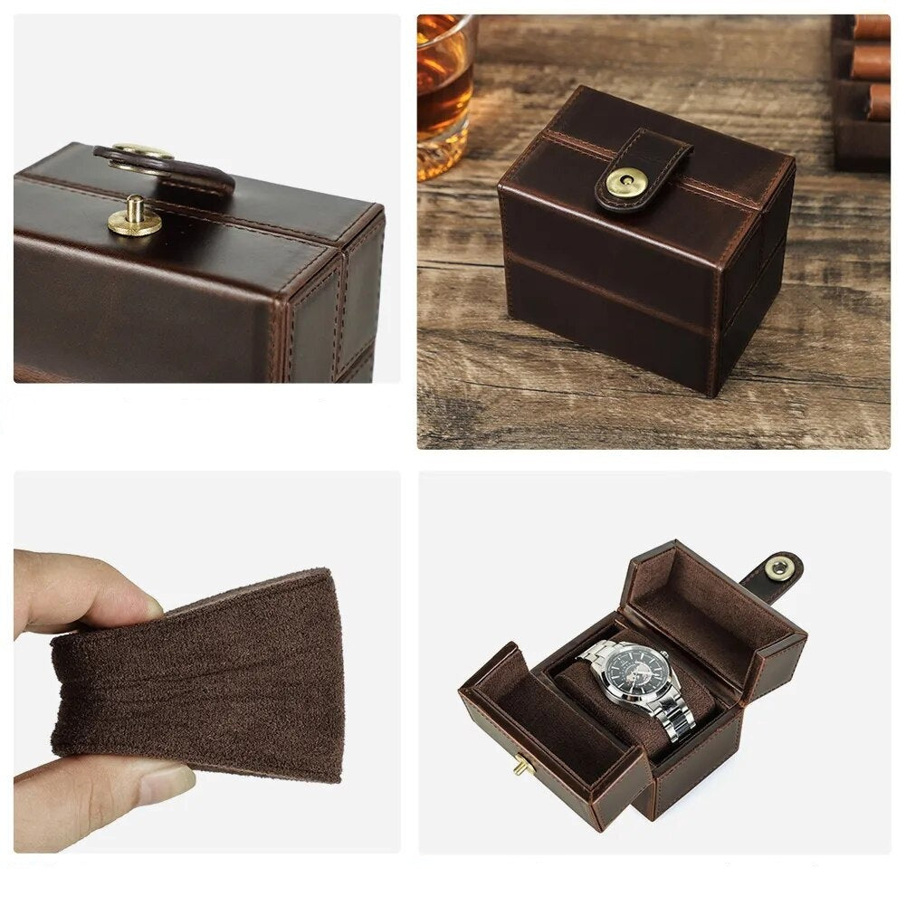 MYSTERY LEATHER WATCH BOX-4-Watch Box Studio