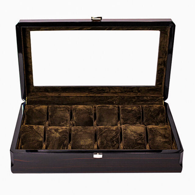Spacious Velvet Watch Box-1-Watch Box Studio