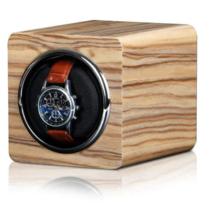 Watch Winder - Acacia Prism-1-Watch Box Studio