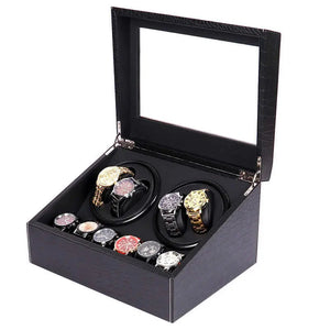 Watch Winder - Black Rock-2-Watch Box Studio