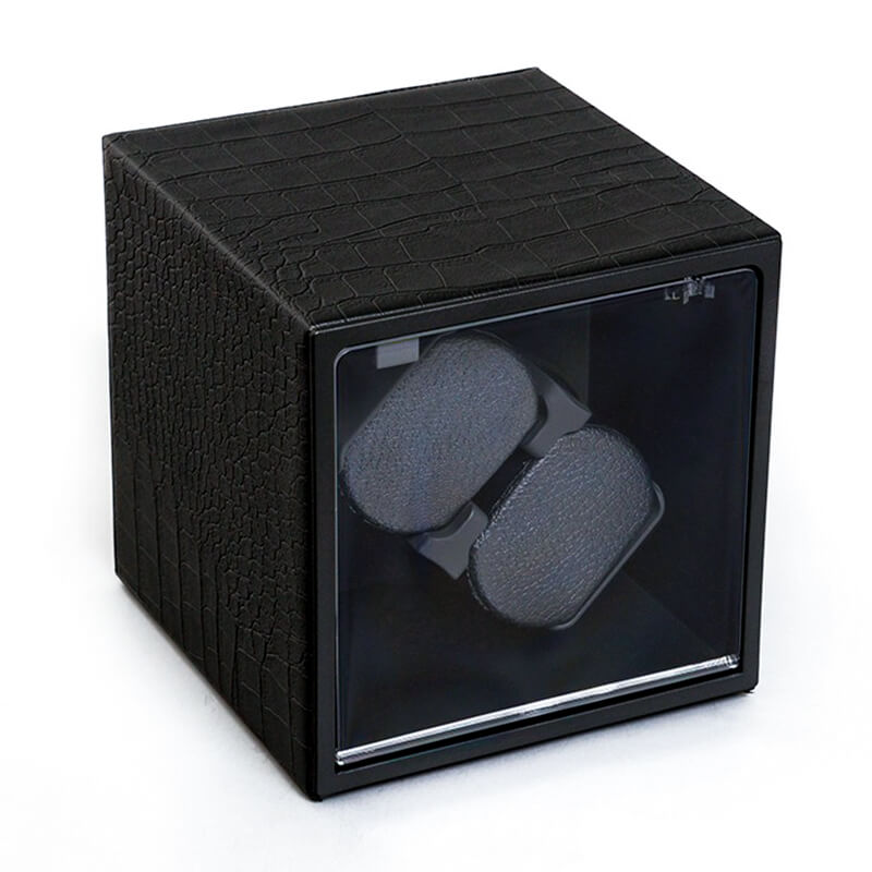 Watch Winder - Crocodile Cube-1-Watch Box Studio