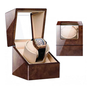 Watch Winder - Deluxe Camphorwood-2-Watch Box Studio