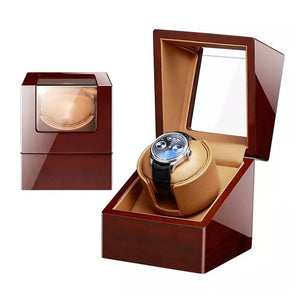 Watch Winder - Deluxe Oak-2-Watch Box Studio