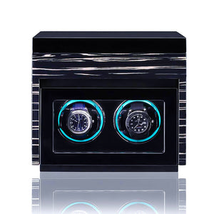 Watch Winder - Dual Zebra-1-Watch Box Studio