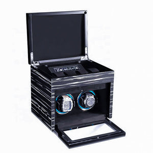 Watch Winder - Dual Zebra-3-Watch Box Studio