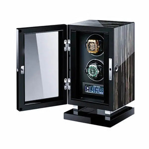 Watch Winder - Duo Prestige Wood-2-Watch Box Studio