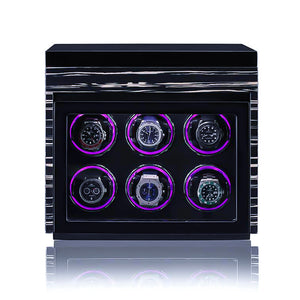 Watch Winder - Hexa Zebra-1-Watch Box Studio