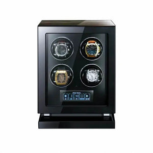 Watch Winder - Prestige Quatuor Woody-2-Watch Box Studio