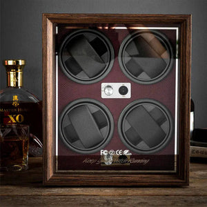 Watch Winder - Terracotta Display Case-2-Watch Box Studio